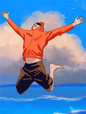 卫生巾掉了被男生看见